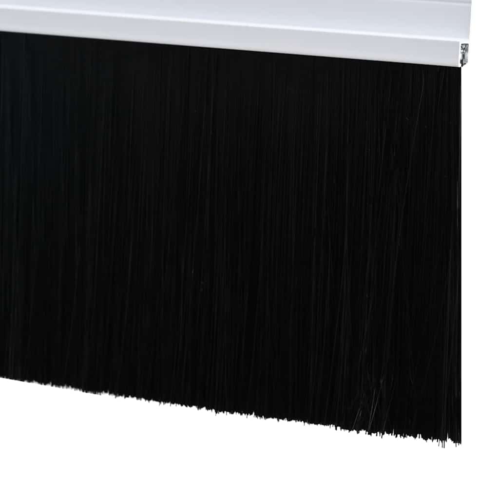 Selbstklebende Türbürstendichtungen 12 pcs Weiß 100 cm