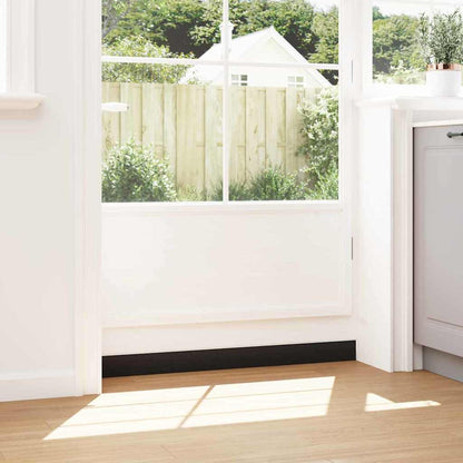 Selbstklebende Türbürstendichtungen 6 pcs Weiß 100 cm