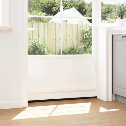 Selbstklebende Türbürstendichtungen 12 pcs Weiß 100 cm