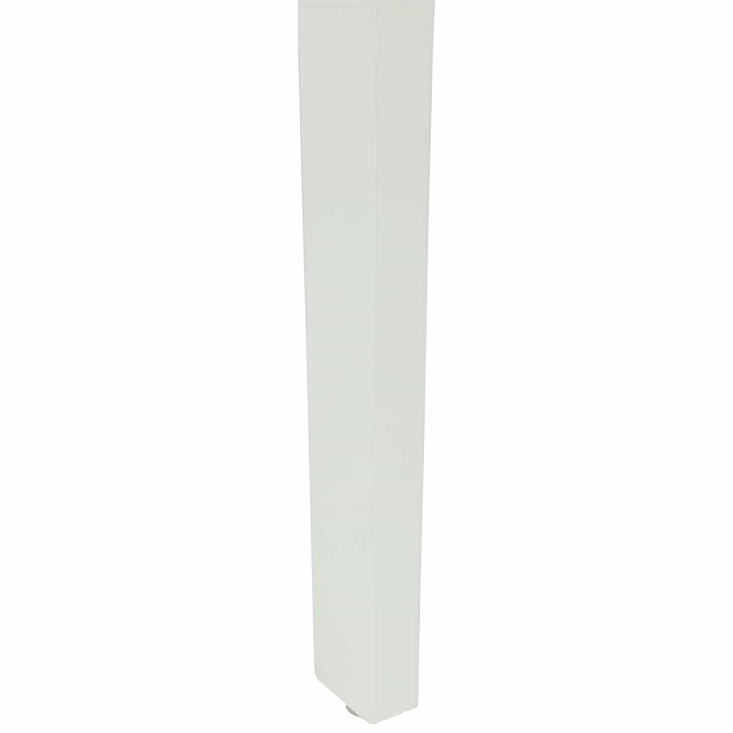 vidaXL Esszimmerstuhl 2 pcs Weiß und Natur Massives Gummiholz