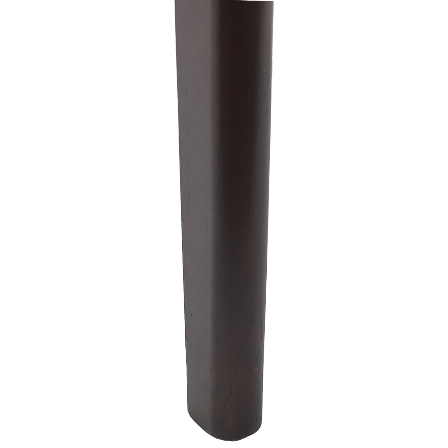 vidaXL Esszimmerstuhl 2 pcs Hellbraun und Schwarz Massives Gummiholz