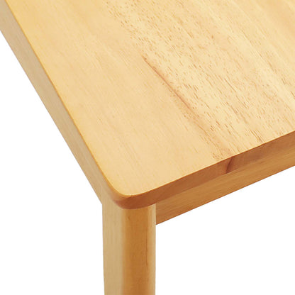 vidaXL Esszimmerstuhl 2 pcs Natur Massives Gummiholz