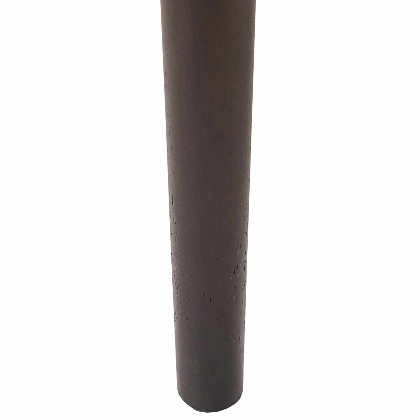 vidaXL Esszimmerstuhl 2 pcs Hellbraun und Schwarz Massives Gummiholz
