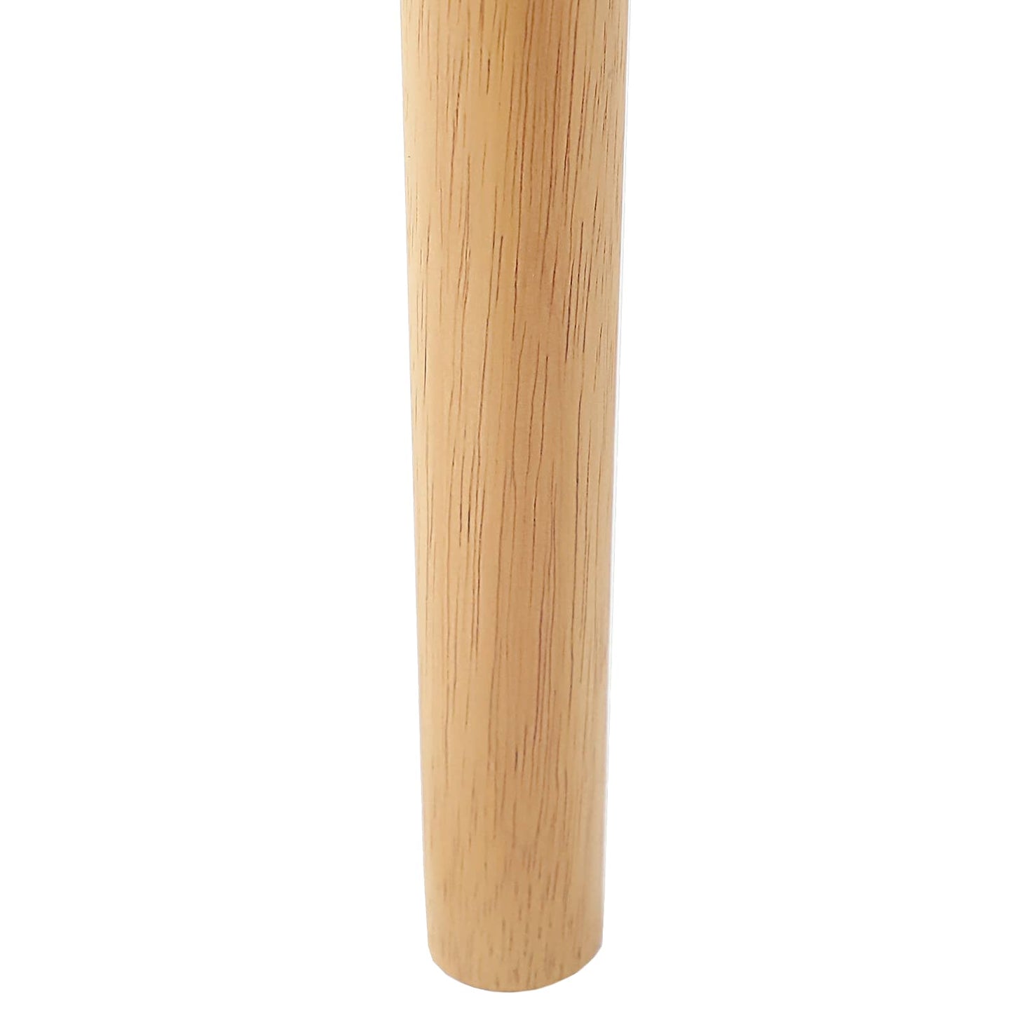 vidaXL Esszimmerstuhl 2 pcs Natur Massives Gummiholz