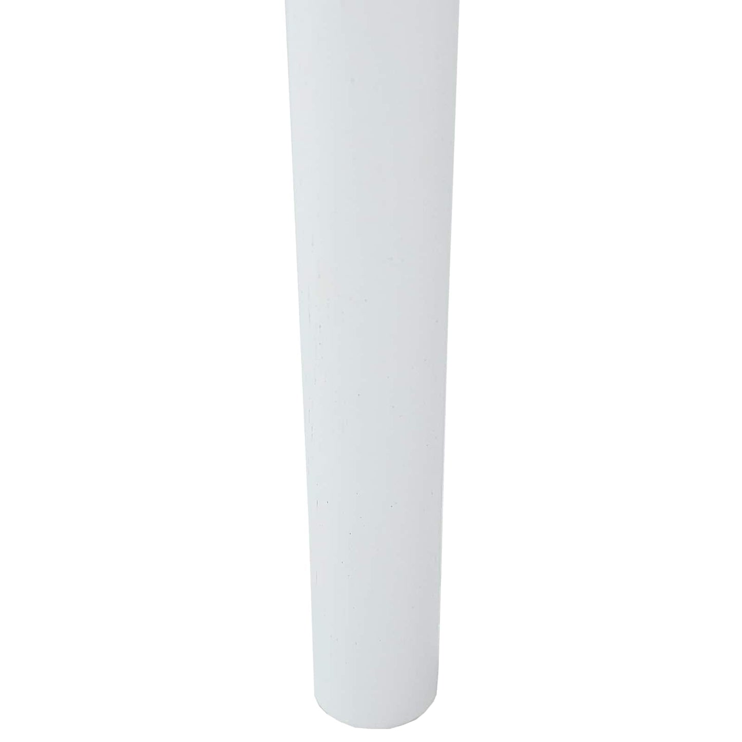 vidaXL Esszimmerstuhl 2 pcs Weiß und Weiß Massives Gummiholz