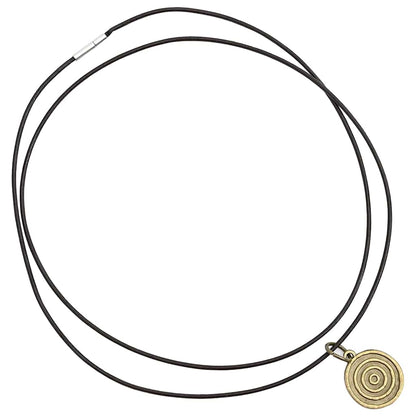 Leder Schnur Dunkelbraun Ø1 mm x 5 m Leder