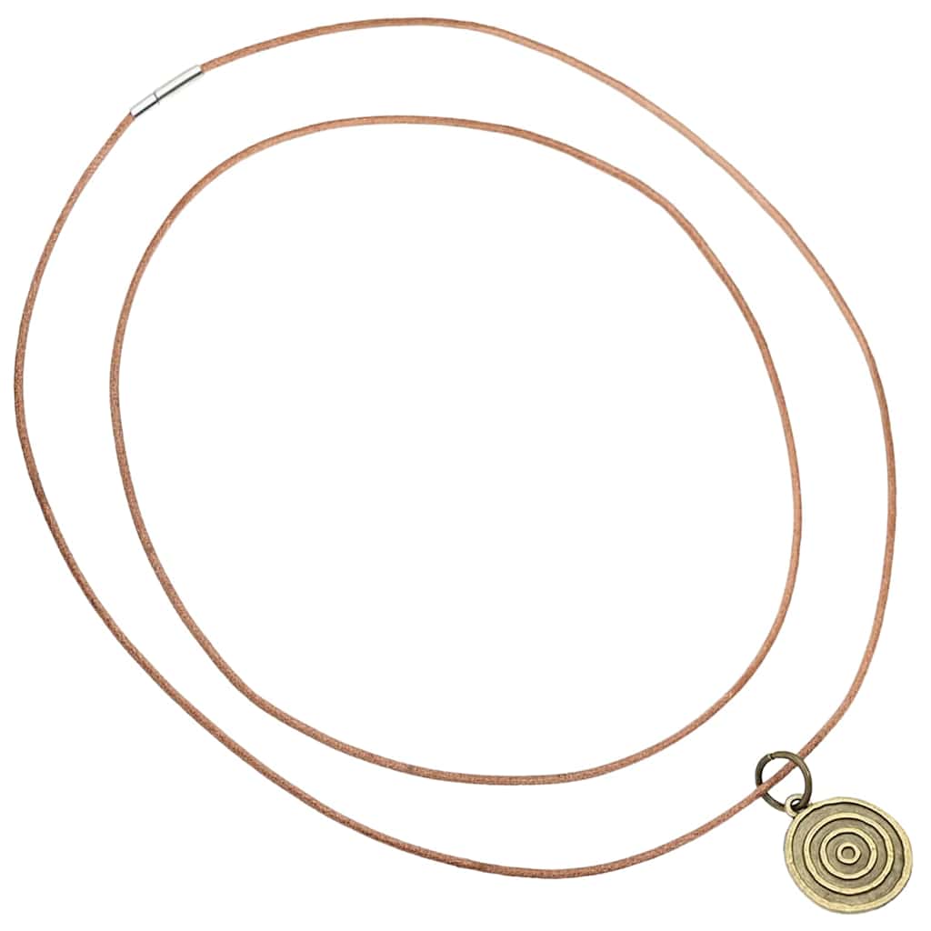 Leder Schnur Braun Ø1 mm x 10 m Leder