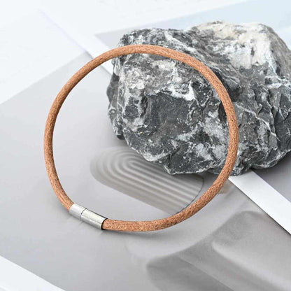 Leder Schnur Braun Ø4 mm x 5 m Leder