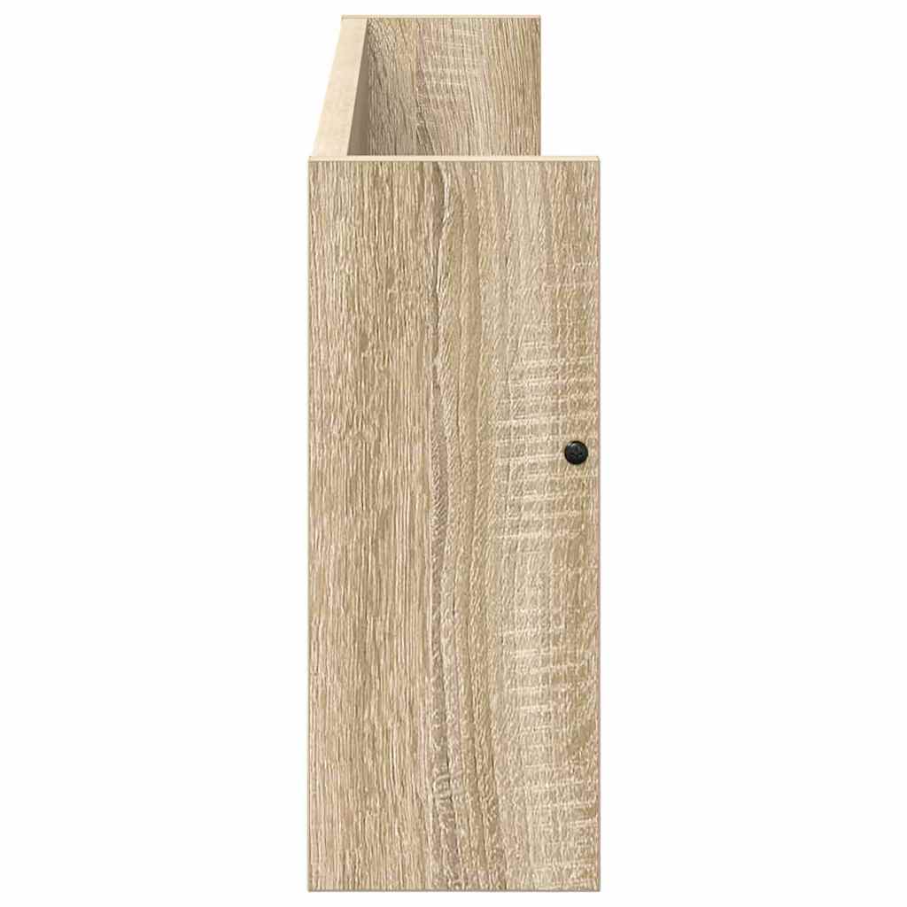 Magazinregal 2 pcs Sonoma-Eiche 80 x 12 x 30 cm Holzwerkstoff