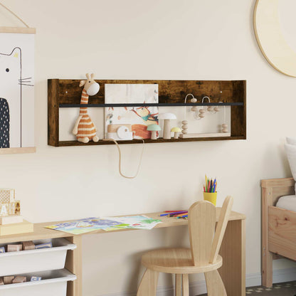 Magazinregal Geräucherte Eiche 100 x 12 x 30 cm Holzwerkstoff