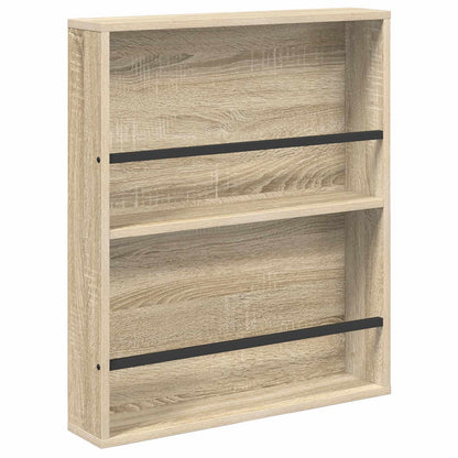 Magazinregal 2 pcs Sonoma-Eiche 60 x 12 x 70 cm Holzwerkstoff