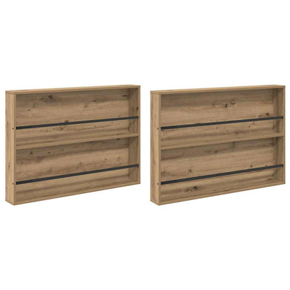 Magazinregal 2 pcs Artisan-Eiche 100 x 12 x 70 cm Holzwerkstoff