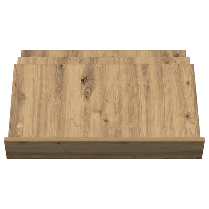 Magazinregal Artisan-Eiche 65 x 53 x 28,5 cm Holzwerkstoff