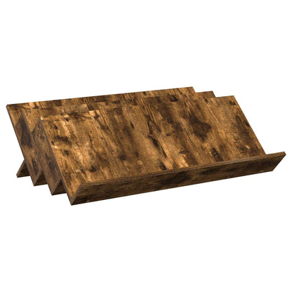Magazinregal Geräucherte Eiche 90 x 53 x 28,5 cm Holzwerkstoff