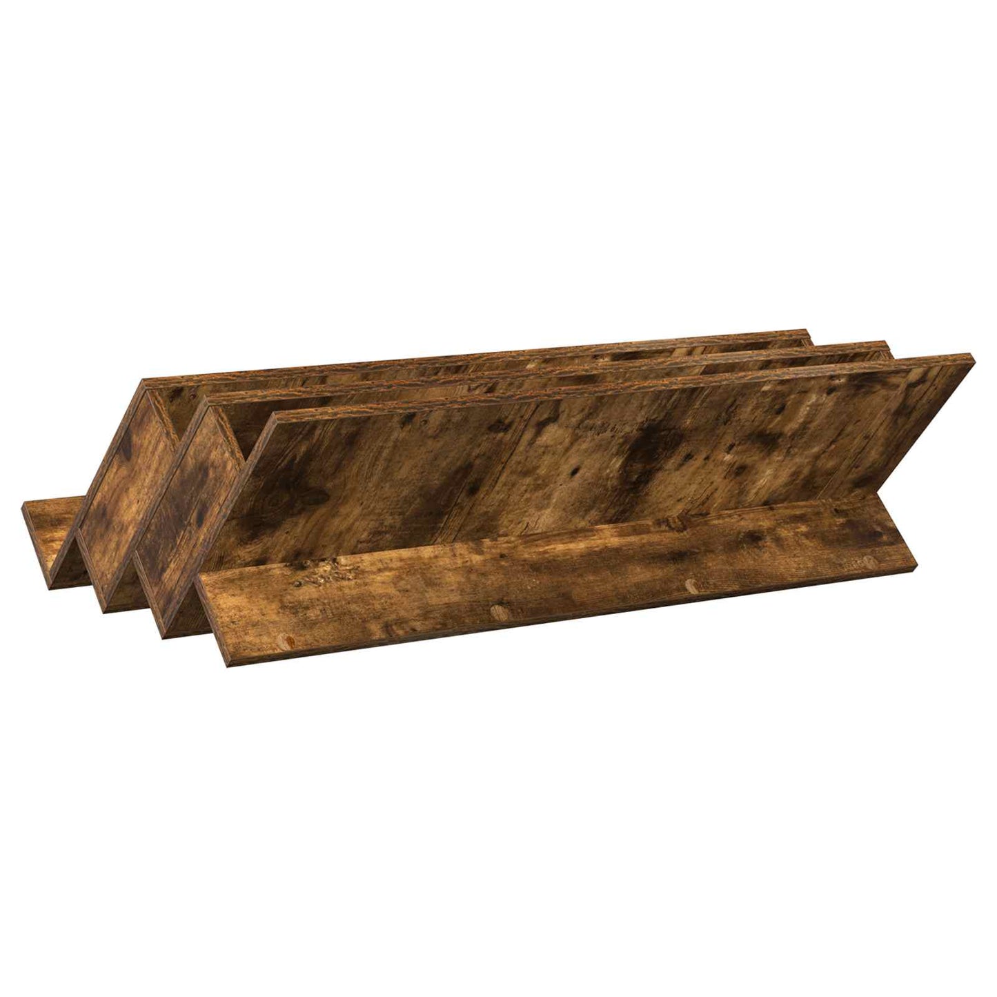 Magazinregal Geräucherte Eiche 90 x 53 x 28,5 cm Holzwerkstoff