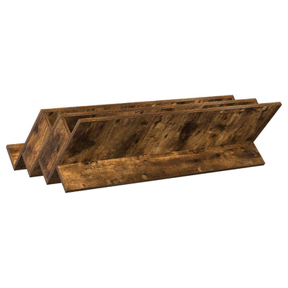 Magazinregal Geräucherte Eiche 90 x 53 x 28,5 cm Holzwerkstoff
