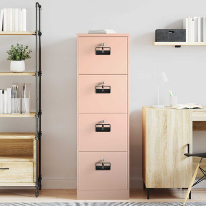 vidaXL Aktenschrank 2 pcs Rosa 44 x 50 x 106,5 cm Kaltgewalzter Stahl