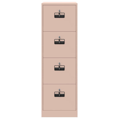 vidaXL Aktenschrank 2 pcs Rosa 44 x 50 x 106,5 cm Kaltgewalzter Stahl