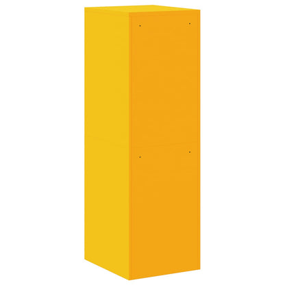 vidaXL Aktenschrank mit Schubladen 2 pcs Senfgelb 44 x 50 x 106,5 cm