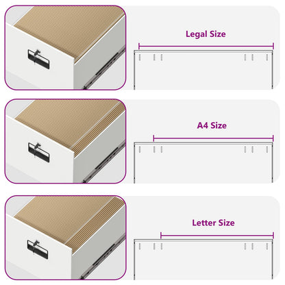 vidaXL Aktenschrank 2 pcs Weiß 44 x 50 x 106,5 cm Kaltgewalzter Stahl