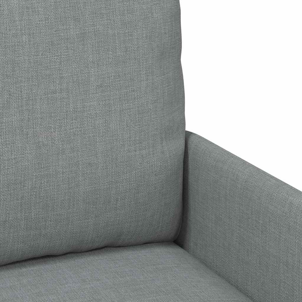 vidaXL Sofas mit Kissen 55cm Hellgrau Sperrholz