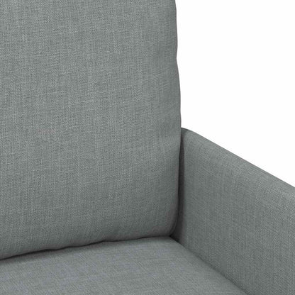vidaXL Sofas mit Kissen 55cm Hellgrau Sperrholz