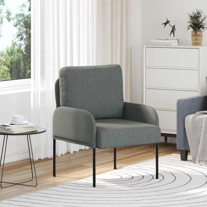 vidaXL Sofas mit Kissen 55cm Dunkelgrau Sperrholz