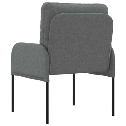 vidaXL Sofas mit Kissen 55cm Dunkelgrau Sperrholz
