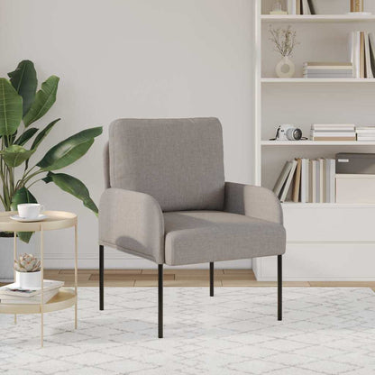 vidaXL Sofas mit Kissen 55cm Taupe Sperrholz