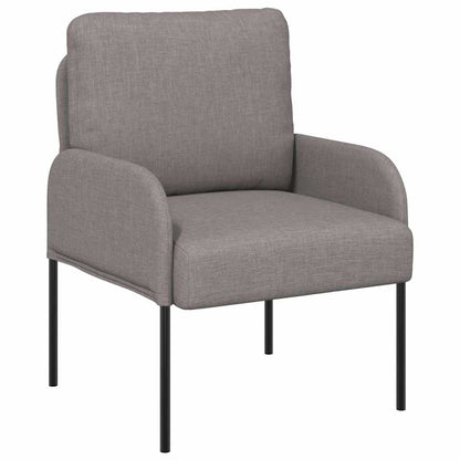vidaXL Sofas mit Kissen 55cm Taupe Sperrholz