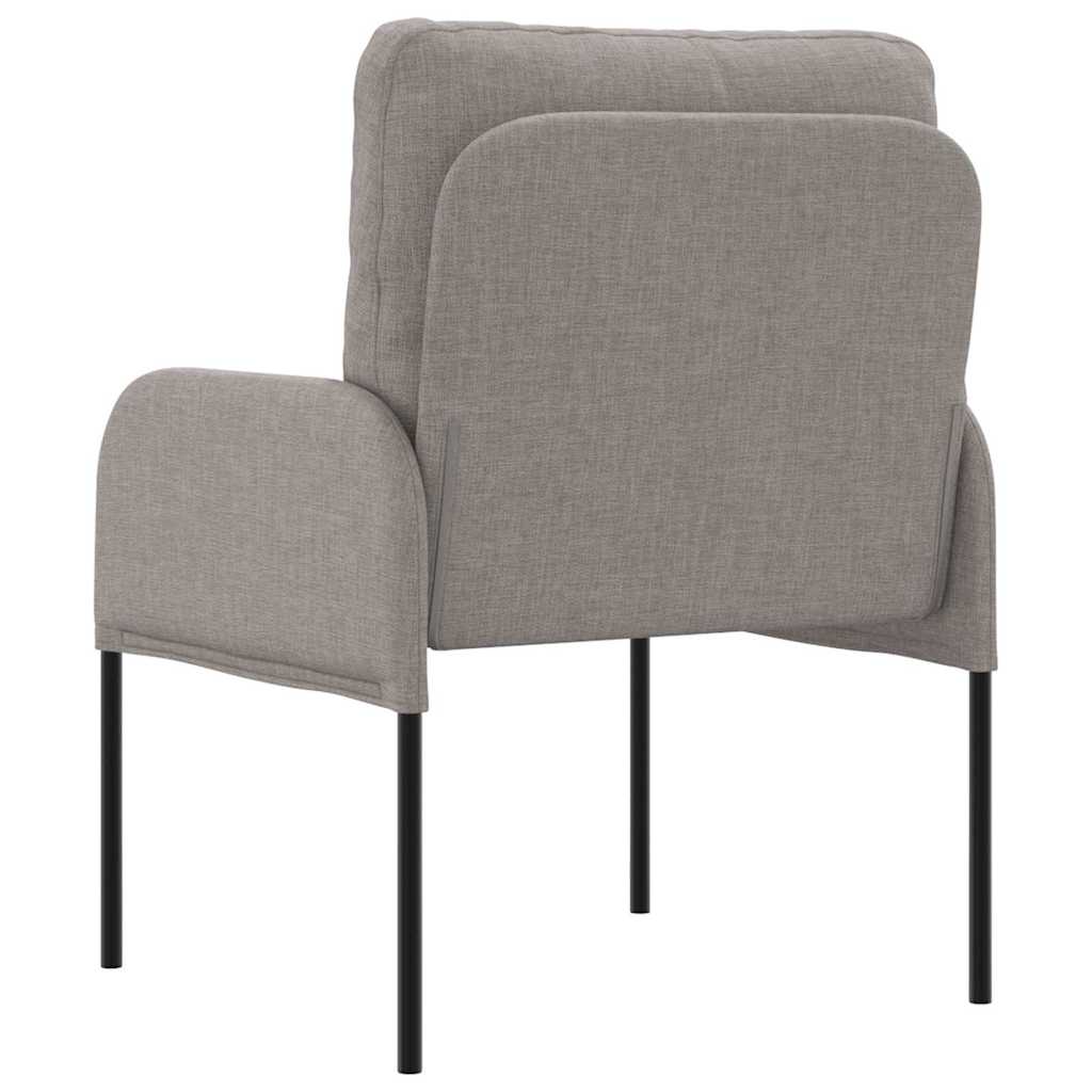 vidaXL Sofas mit Kissen 55cm Taupe Sperrholz