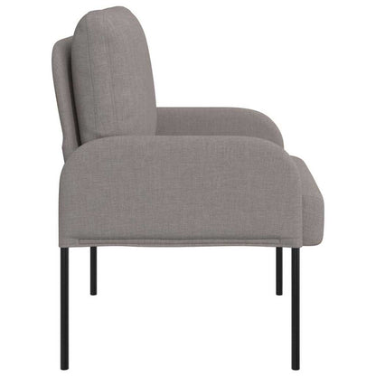vidaXL Sofas mit Kissen 55cm Taupe Sperrholz