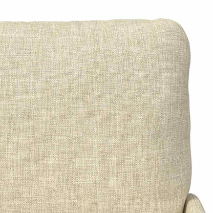 vidaXL Sofas mit Kissen 55cm Creme Sperrholz