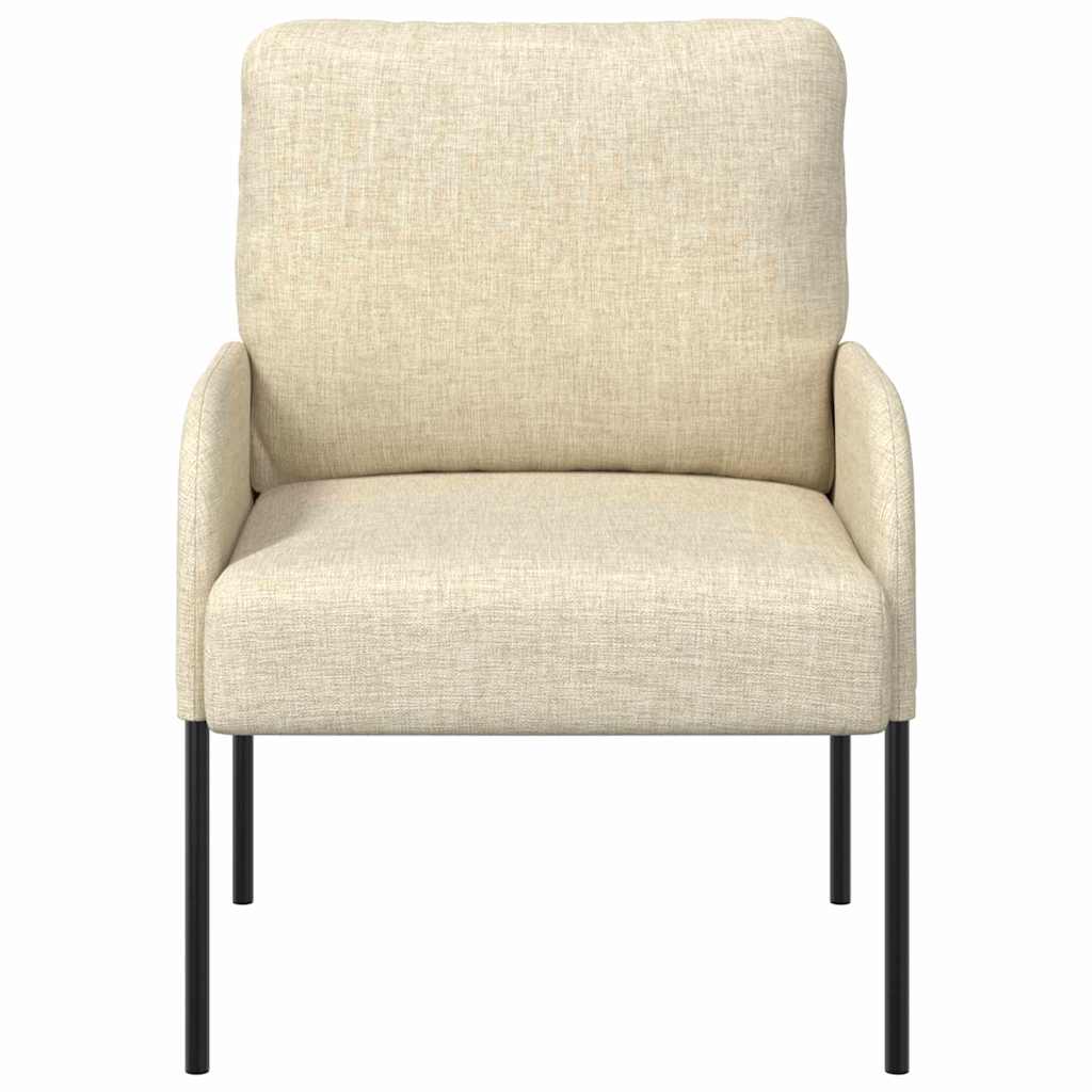 vidaXL Sofas mit Kissen 55cm Creme Sperrholz
