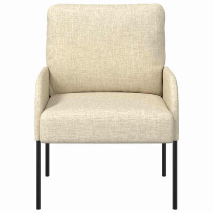 vidaXL Sofas mit Kissen 55cm Creme Sperrholz