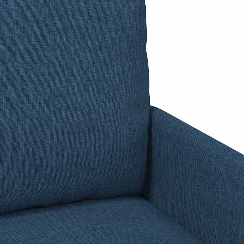 vidaXL Sofas mit Kissen 55cm Blau Sperrholz