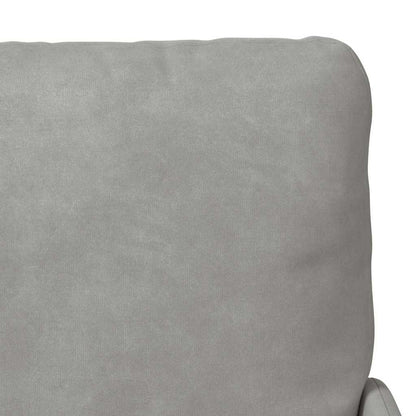 vidaXL Sofas mit Kissen 55cm Hellgrau Sperrholz