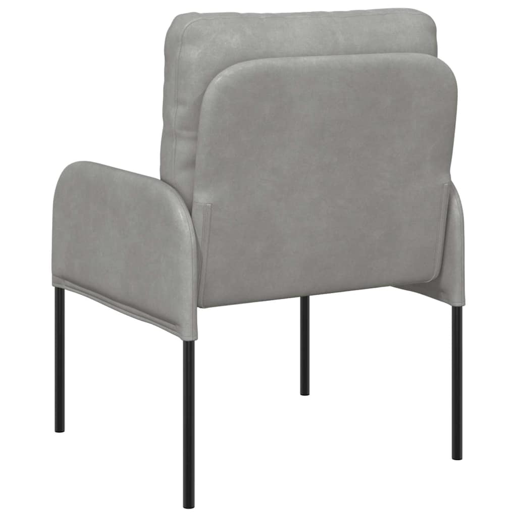 vidaXL Sofas mit Kissen 55cm Hellgrau Sperrholz