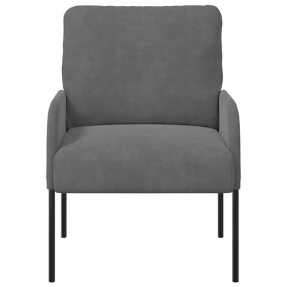 vidaXL Sofas mit Kissen 55cm Dunkelgrau Sperrholz