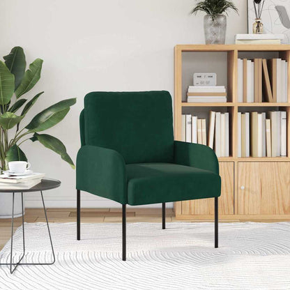 vidaXL Sofas mit Kissen 55cm Dunkelgrün Sperrholz