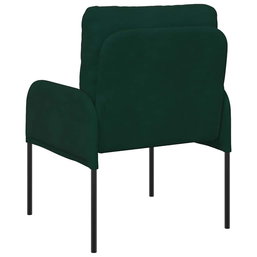 vidaXL Sofas mit Kissen 55cm Dunkelgrün Sperrholz