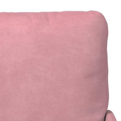 vidaXL Sofas mit Kissen 55cm Rosa Sperrholz