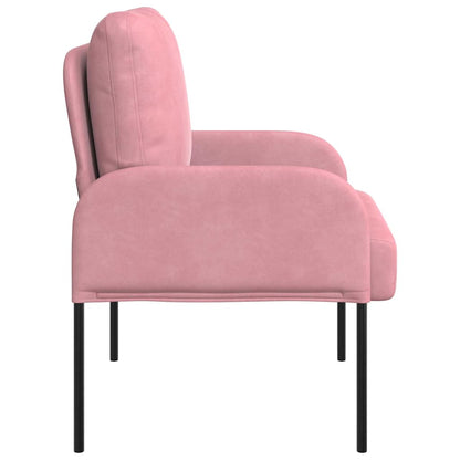 vidaXL Sofas mit Kissen 55cm Rosa Sperrholz