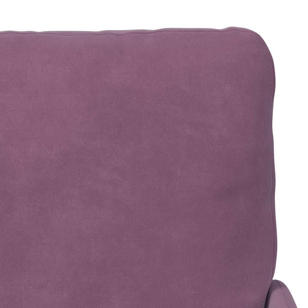 vidaXL Sofas mit Kissen 55cm Lila Sperrholz