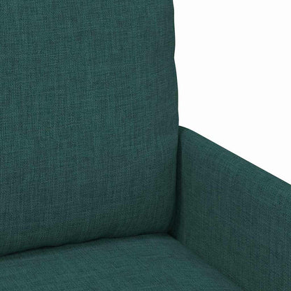 vidaXL Sofas mit Kissen 110cm Dunkelgrün Sperrholz