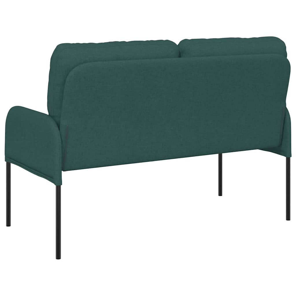 vidaXL Sofas mit Kissen 110cm Dunkelgrün Sperrholz