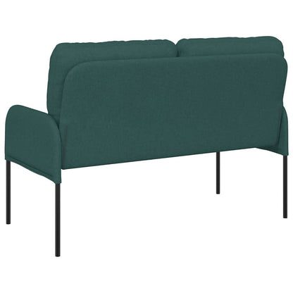 vidaXL Sofas mit Kissen 110cm Dunkelgrün Sperrholz