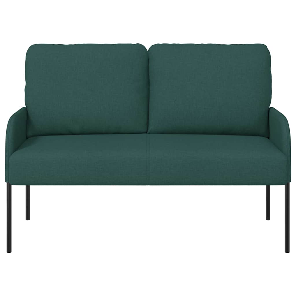 vidaXL Sofas mit Kissen 110cm Dunkelgrün Sperrholz