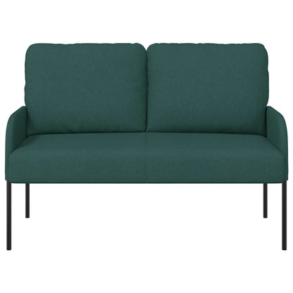 vidaXL Sofas mit Kissen 110cm Dunkelgrün Sperrholz