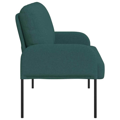 vidaXL Sofas mit Kissen 110cm Dunkelgrün Sperrholz
